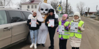 Капитан полиции Ольга Хажметова совместно с отрядом ЮИД школы №8 провела информационно-пропагандистскую акцию «Зимняя дорога» - Город Кулебаки