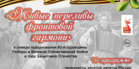Приглашаем на благотворительный открытый фестиваль гармонистов «Живые переливы фронтовой гармони» - Город Кулебаки
